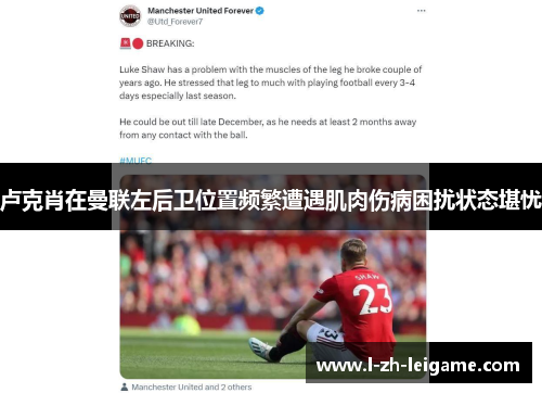 卢克肖在曼联左后卫位置频繁遭遇肌肉伤病困扰状态堪忧 卢克肖在曼联左后卫位置频繁遭遇肌肉伤病困扰状态堪忧